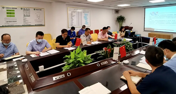 Yang Aijun, deputy general manager of the Travel Control Group, participated in the work summary meeting of Beijing Guangdong Building in the first half of 2020 and carried out project research and supervision