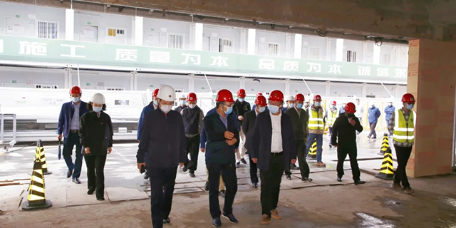 The Beijing Office of the Guangdong Provincial Government, the Guangdong Provincial Tourism Control Group, and the Guangdong Provincial Construction Engineering Group jointly visited the safety renovation project of the Guangdong Building in Beijing to investigate and investigate